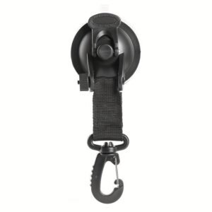 Pakkite 4-Pack Heavy Duty Suction Cup Hooks with 360° Rotating Carabiner – Universal Anchor for Camping Awning, Tent & Roof Rack Cargo
